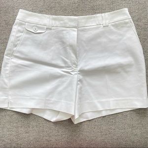 NWOT! WHBM 5” pristine white shorts